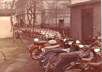 Zweiradhaus Städtler Dresden - Tagesgeschäft - All diese Mopeds und Motorräder erhielten ihre Durchsicht an nur einem einzigen Tag